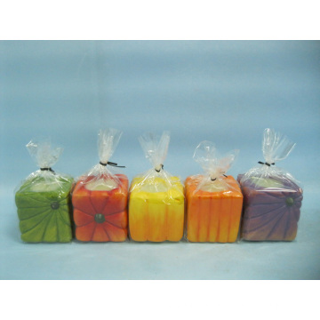 Pumpkin Candlestick Shape Ceramic Crafts (LOE2366-5z)